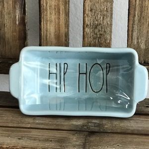 Rae Dunn Blue Mini Loaf HIP HOP 2 1/2 x 6 3/4
